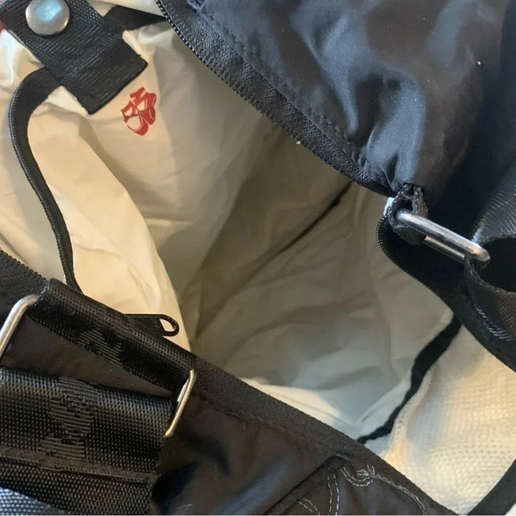 Lululemon Black Dance Floss  Travel Messenger Bag - Picture 7 of 8